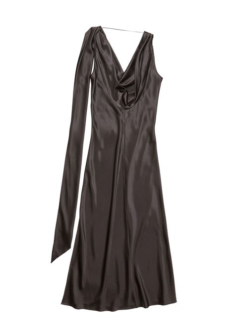 abito satin donna grafite ACNE STUDIOS | A20841BZG